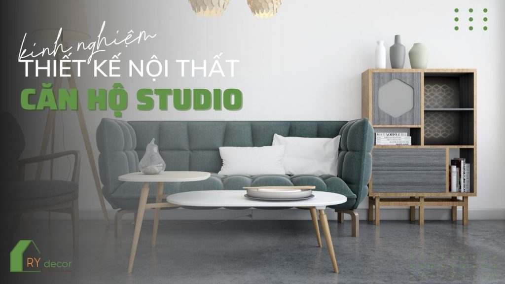 thiết kế nội thất căn hộ studio