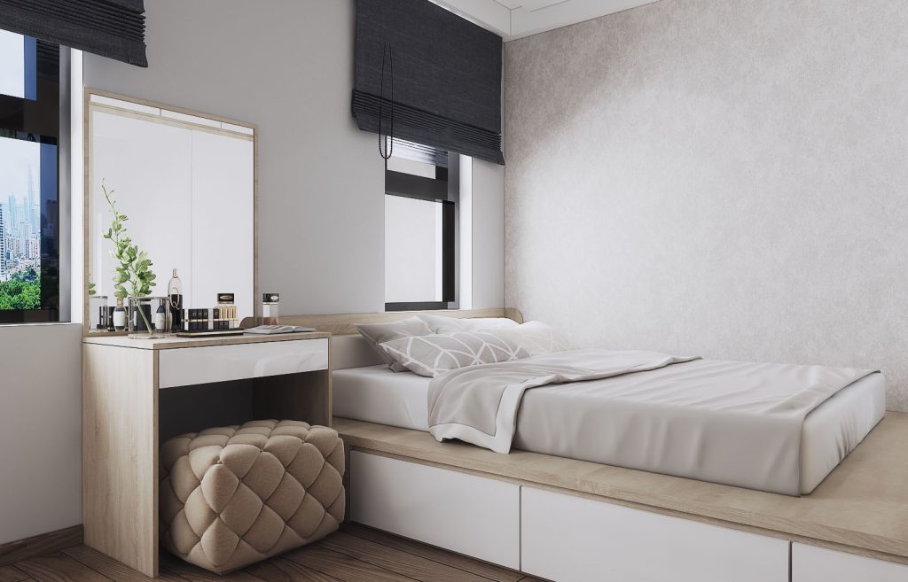 10 CÁCH SẮP XẾP PHÒNG NGỦ NHỎ GỌN, ĐƠN GIẢN 8 sắp xếp phòng ngủ