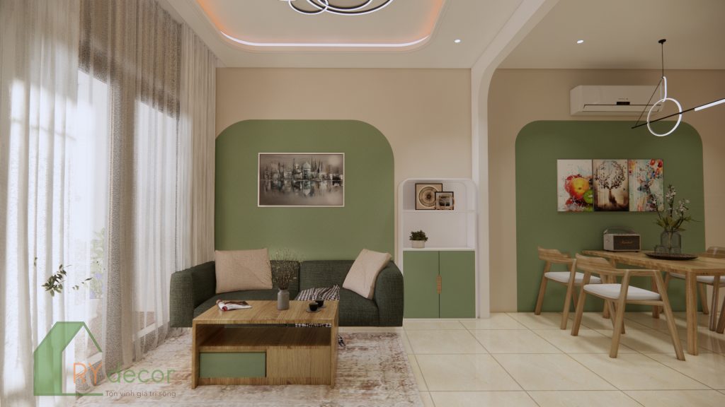 HT Pearl Dĩ An - 74m2 - Type B1-L 8 HT pearl can B1 L sofa phong khach