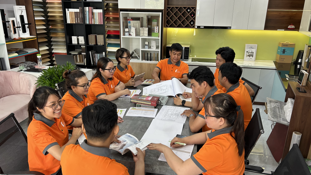 ĐƠN VỊ THIẾT KẾ NỘI THẤT BIÊN HÒA UY TÍN, HÀNG ĐẦU 2 Đội ngũ chuyên gia sẽ lắng nghe yêu cầu của khách hàng, khảo sát thực tế để đưa ra phương án tối ưu