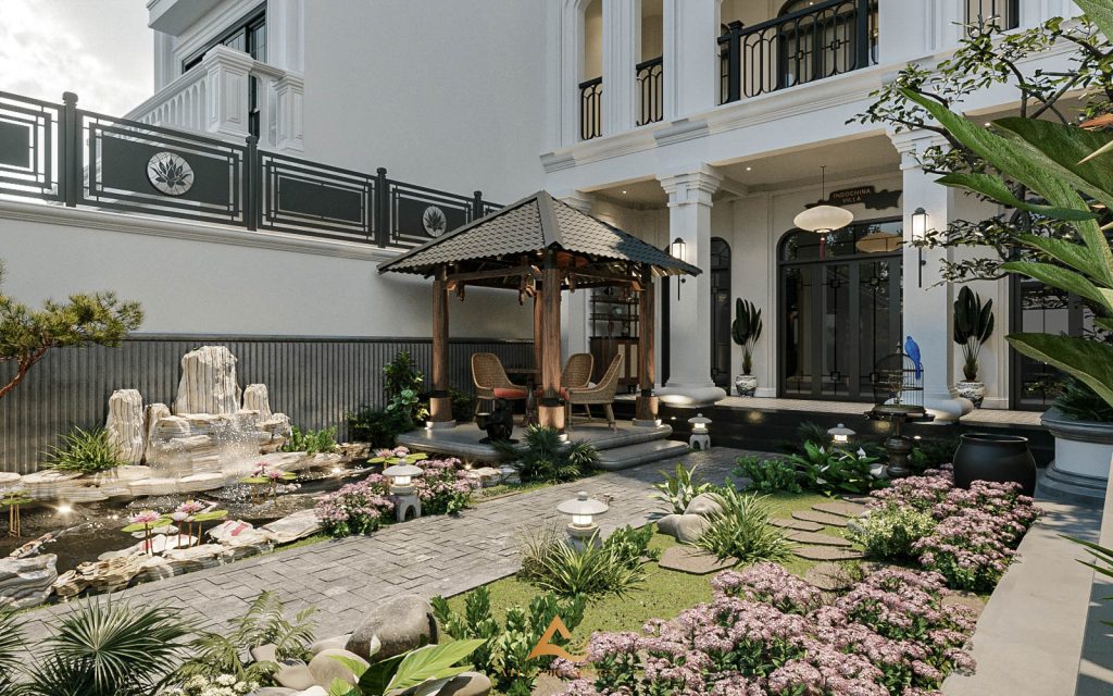 PHONG CÁCH INDOCHINE: TỪ NỘI THẤT ĐẾN NGOẠI THẤT 5 ngoại thất phong cách indochine
