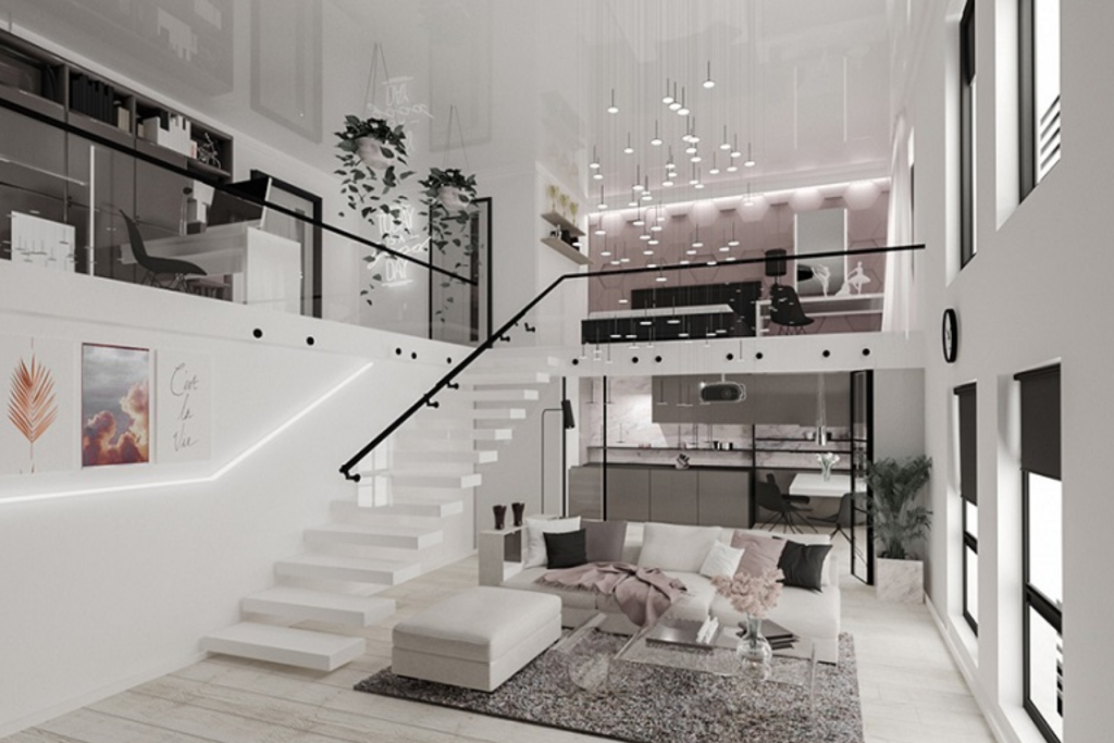 Ý TƯỞNG THIẾT KẾ CĂN HỘ DUPLEX BẠN NÊN XEM 6 ưu điểm của thiết kế ăn hộ duplex