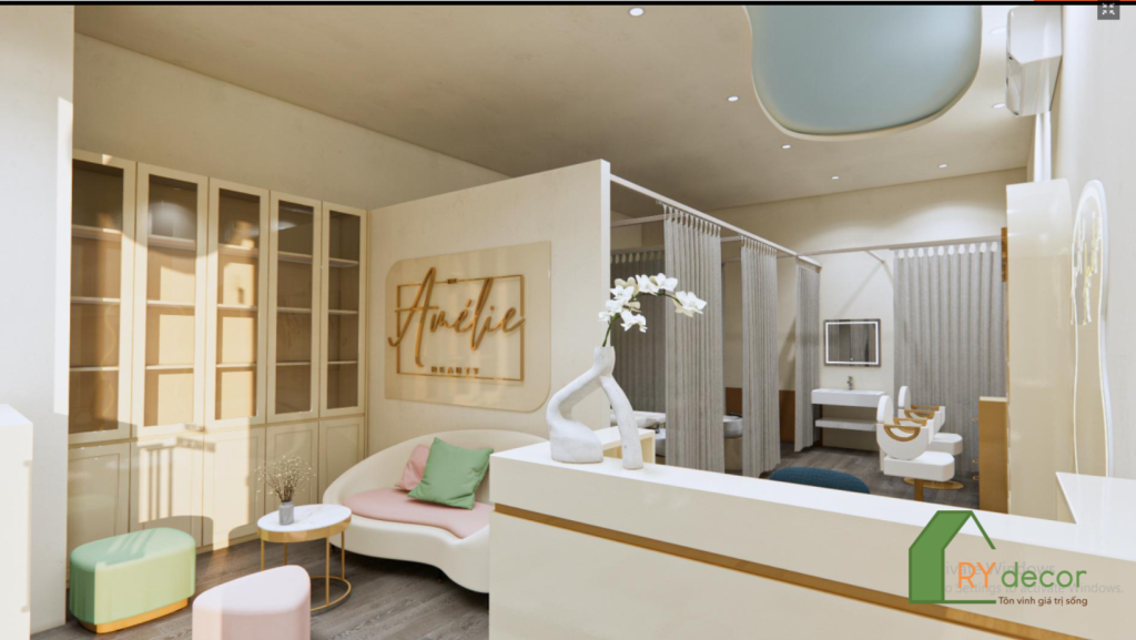 DỰ ÁN THI CÔNG - THIẾT KẾ SPA AMELIE 2 THIẾT KẾ SPA AMELIE