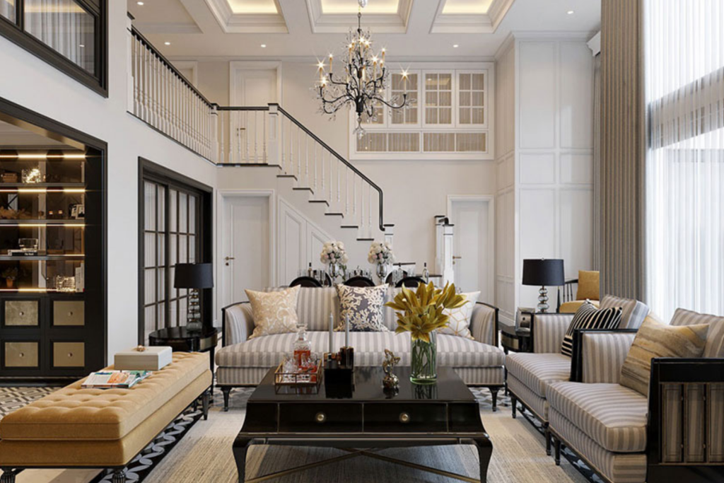 Ý TƯỞNG THIẾT KẾ CĂN HỘ DUPLEX BẠN NÊN XEM 3 Thiết kế căn hộ Duplex phong cách Indochine