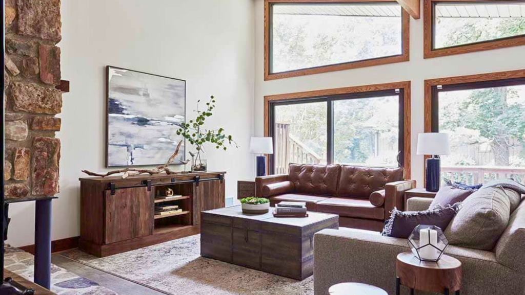 phong cách rustic hiện đại