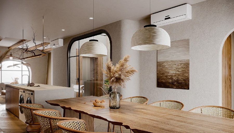 PHONG CÁCH WABI-SABI TÔN VINH VẺ ĐẸP CỦA TỰ NHIÊN 8 phòng bếp phong cách wabi-sabi