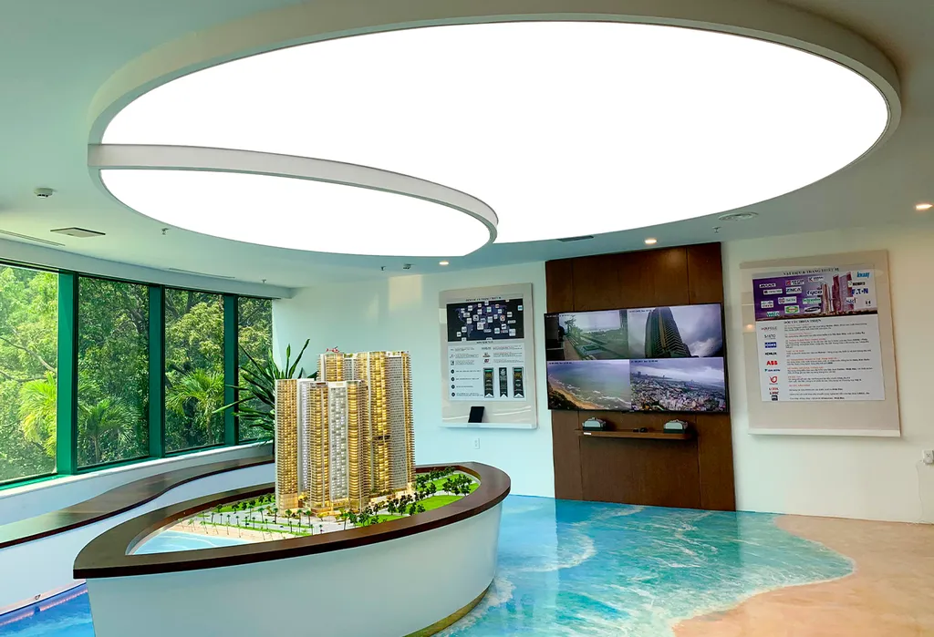 Ý TƯỞNG TRANG TRÍ TRẦN NHÀ ĐA PHONG CÁCH 2025 7 trang trí trần nhà xuyên sáng