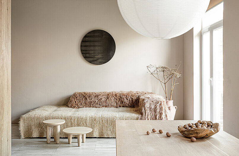 PHONG CÁCH WABI-SABI TÔN VINH VẺ ĐẸP CỦA TỰ NHIÊN 4 màu sắc phong cách wabi-sabi