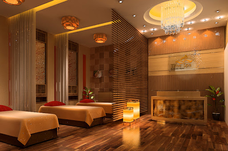 thiết kế spa phong cách cổ điển