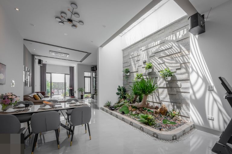 Ý TƯỞNG THIẾT KẾ GIẾNG TRỜI TRONG NHÀ MANG KHÔNG GIAN TRONG LÀNH 6 giếng trời trong nhà