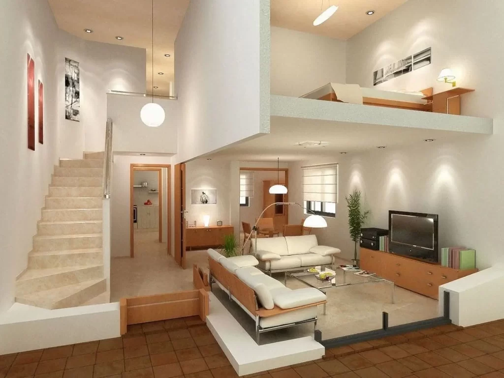 TẤT TẦN TẬT VỀ THIẾT KẾ NHÀ GÁC LỬNG ĐẸP 2025 4 nhà gác lửng 3 phòng ngủ