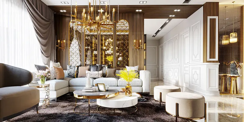 PHONG CÁCH LUXURY: ĐẲNG CẤP VÀ SANG TRỌNG 2 Thiết kế nội thất phong cách Luxury