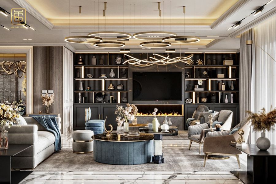 PHONG CÁCH LUXURY: ĐẲNG CẤP VÀ SANG TRỌNG 3 Thiết kế nội thất phong cách Luxury