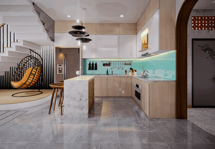Tạo các khu vực riêng biệt