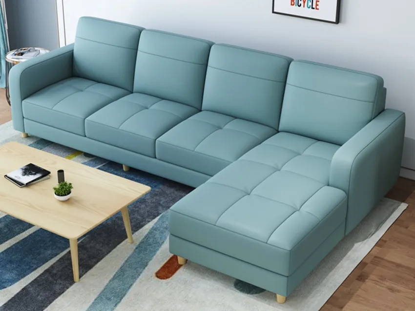 NHỮNG LỖI TRANG TRÍ PHÒNG KHÁCH MÀ BẠN DỄ MẮC PHẢI 8 chọn sofa hình chữ L