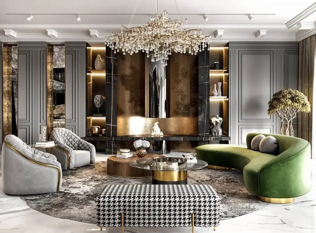 PHONG CÁCH LUXURY: ĐẲNG CẤP VÀ SANG TRỌNG 8 Thiết kế nội thất phong cách Luxury