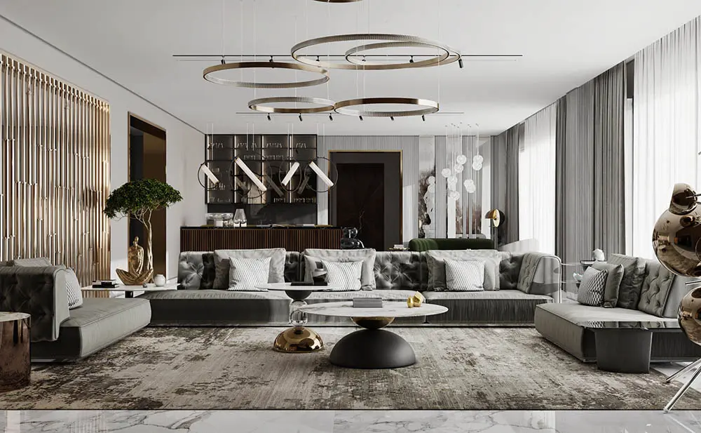 PHONG CÁCH LUXURY: ĐẲNG CẤP VÀ SANG TRỌNG 5 Thiết kế nội thất phong cách Luxury