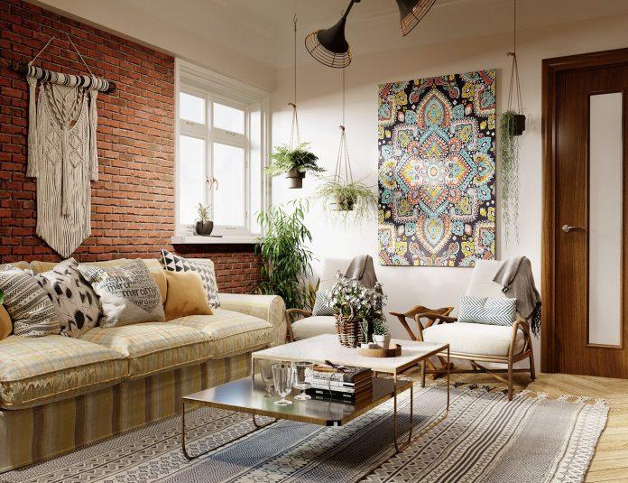 THIẾT KẾ PHONG CÁCH BOHEMIAN - SỨC SỐNG DU MỤC TẠI GIA 5 Đặc trưng của phong cách Bohemian