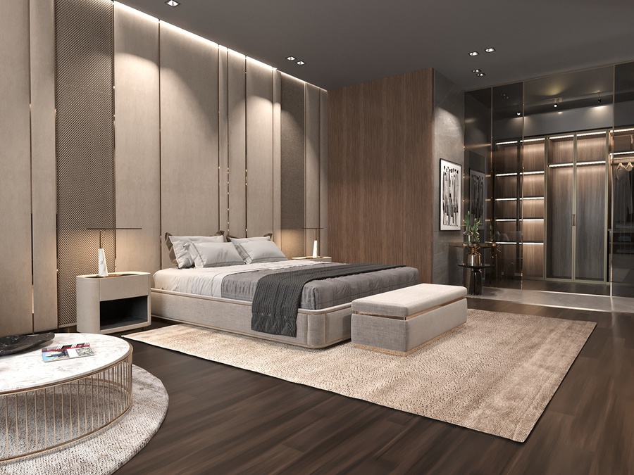 THIẾT KẾ PHÒNG NGỦ MASTER TIỆN NGHI VÀ SANG TRỌNG 2024 2 pn master 22 decox design