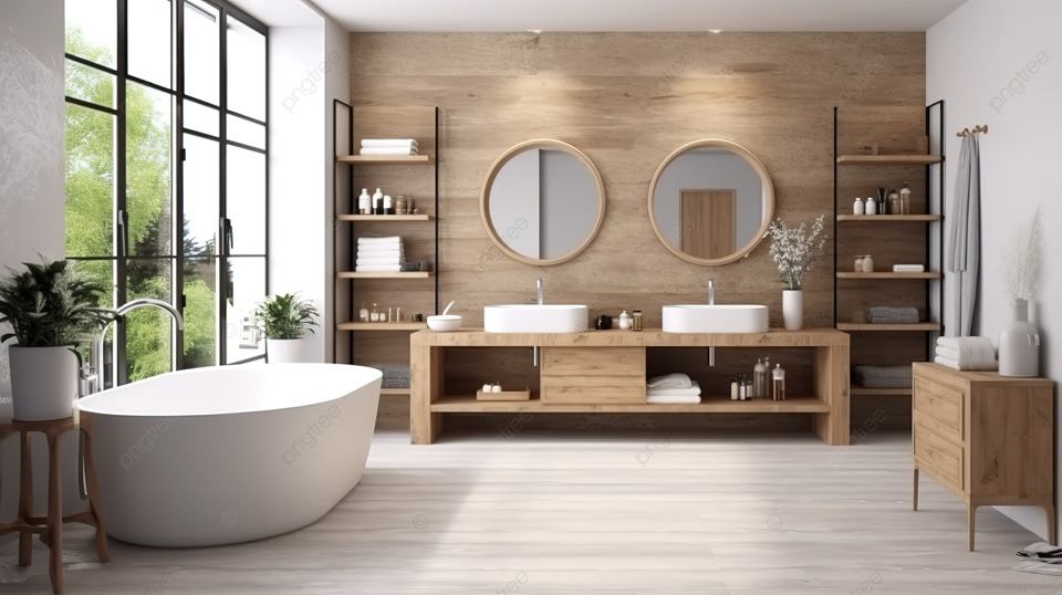 PHONG CÁCH SCANDINAVIAN - BẮC ÂU TRONG NGÔI NHÀ CỦA BẠN 10 Phòng tắm phong cách Scandinavian