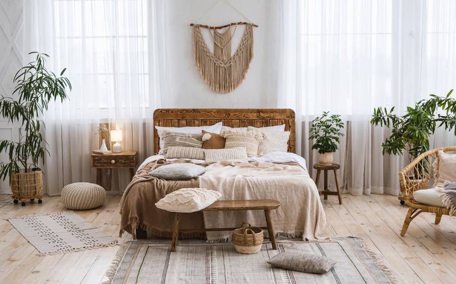 THIẾT KẾ PHÒNG NGỦ MASTER TIỆN NGHI VÀ SANG TRỌNG 2024 7 vintage bedroom 02 decox design