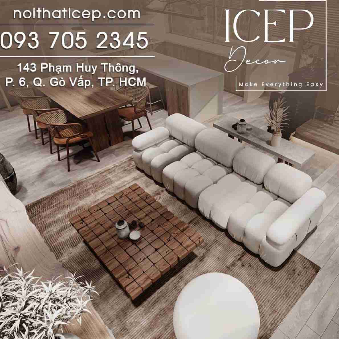 Top 12 Công ty thiết kế nội thất chuyên nghiệp tại TPHCM 10 Icep Decor - Thiết kế nội thất chung cư căn hộ chuyên nghiệp