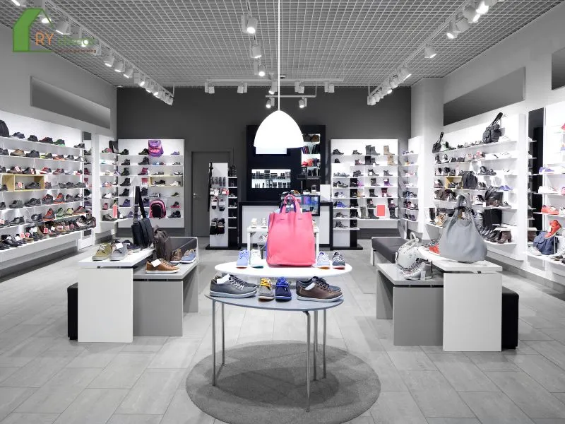 Thiết kế showroom mini kết hợp kho mở