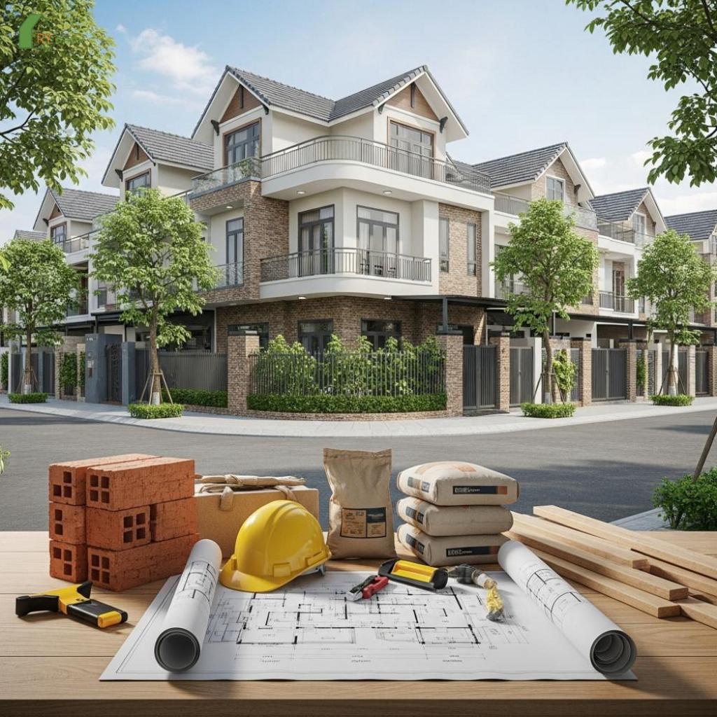 Giá xây nhà trọn gói tại quận tân phú