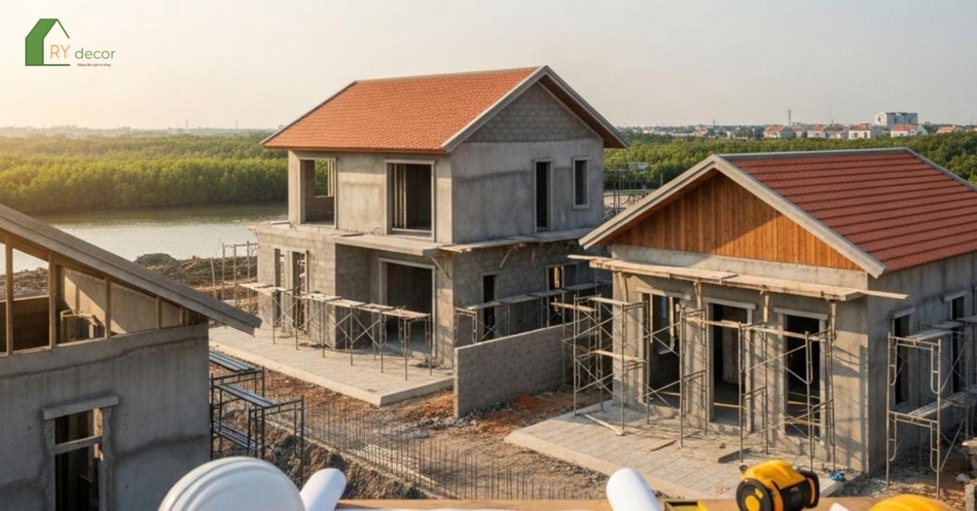 Báo giá và các yếu tố ảnh hưởng đến chi phí xây nhà trọn gói