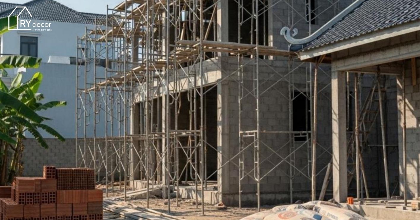 Quy trình xây nhà trọn gói tại Hóc Môn