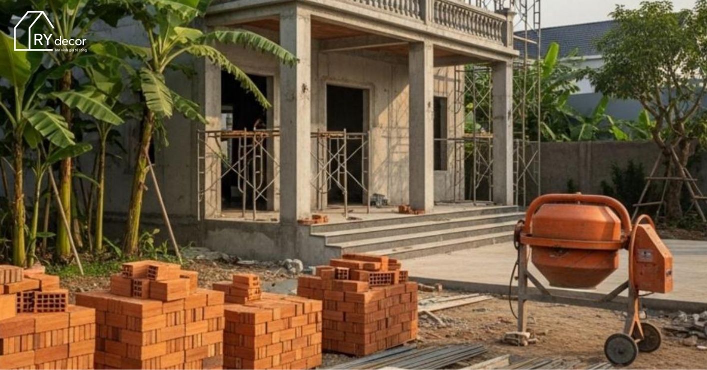 Báo giá và các yếu tố ảnh hưởng đến chi phí xây nhà trọn gói