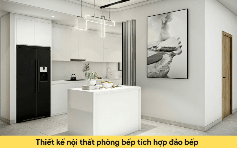 mẫu thiết kế phòng bếp đẹp hiện đại