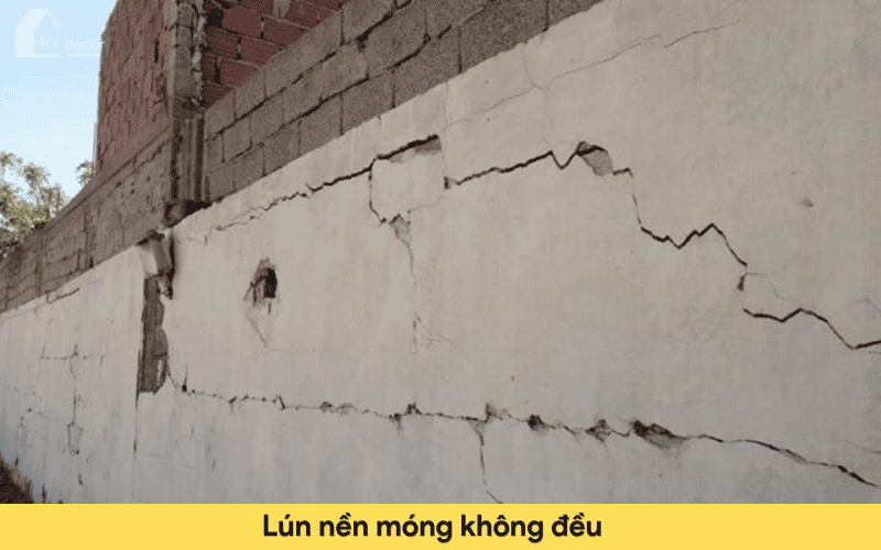 nguyên nhân tường nhà bị nứt ngang