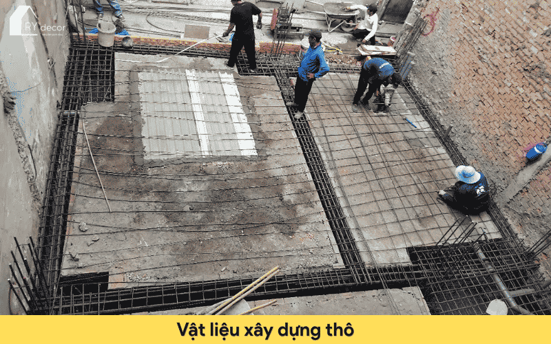 vật liệu xây dựng gồm