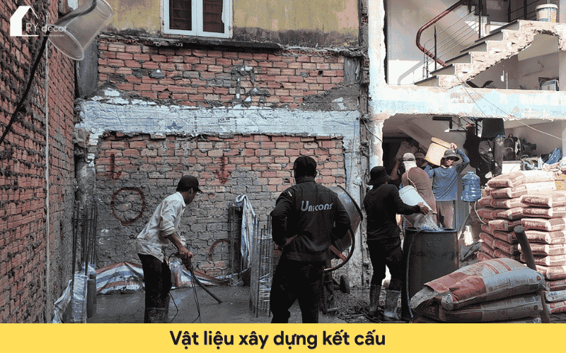 vật liệu xây dựng gồm