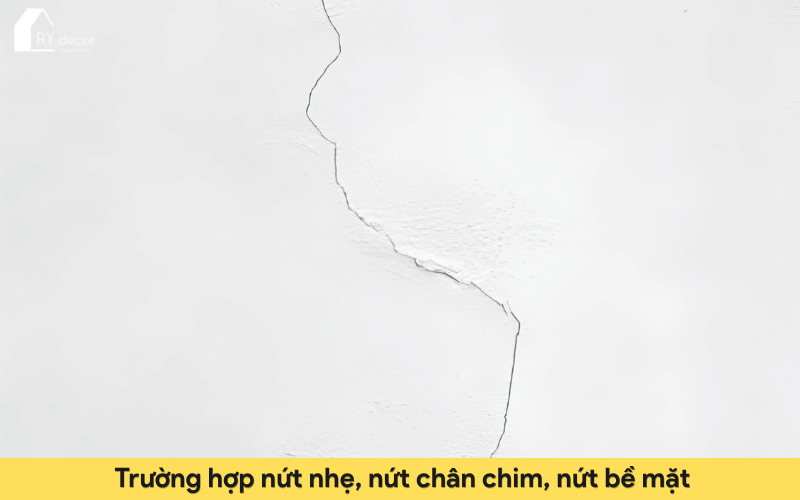 tường nhà mới xây bị nứt dọc