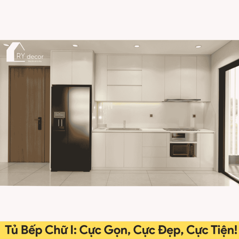 tỉ bếp chữ i