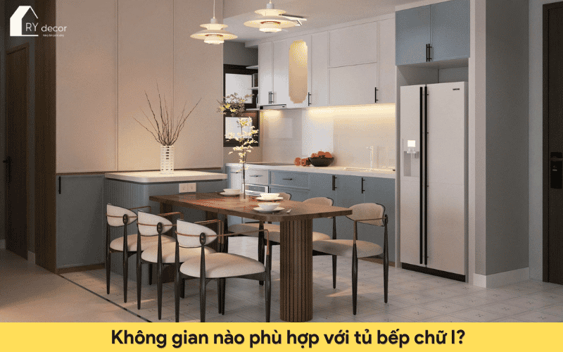 tủ bếp chữ i