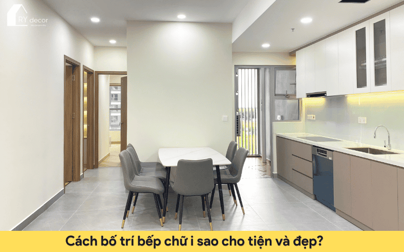 tủ bếp chữ i