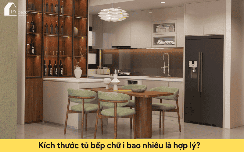tủ bếp chữ i