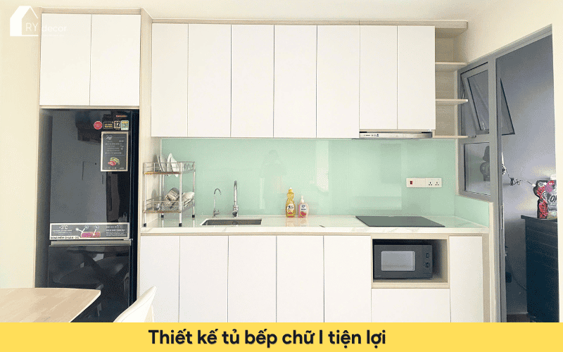 tủ bếp chữ i